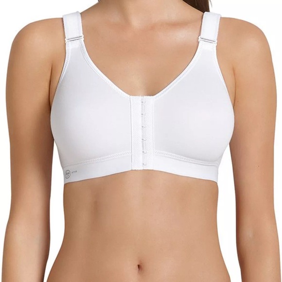 Frontline Open - Sport Bh Mit Vorderverschluss Damen Weiss D/85