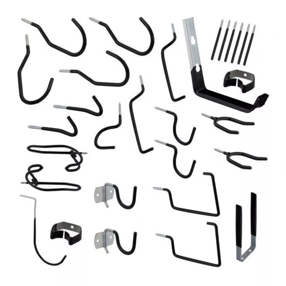 B2X - 30-teiliges Set Wandhaken, 30cm