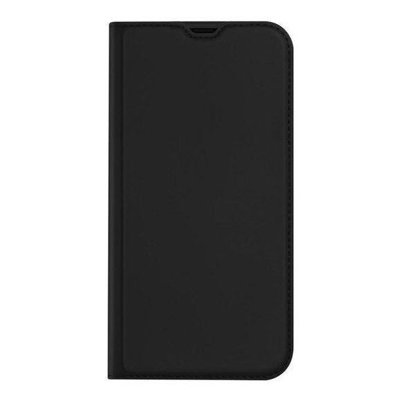 Dux Ducis - iPhone 13 Pro Flip Wallet Cover Leder Tasche - Schwarz