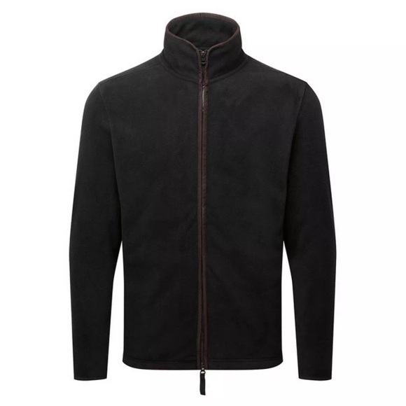 Artisan Fleecejacke Herren Schwarz 3XL