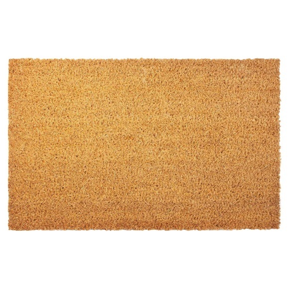 Fussmatte Kokos | Eingangsmatten Aus Kokos | Abtreter Für Haustür Unisex Braun 40 x 60 cm