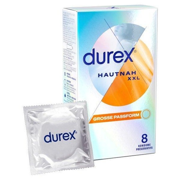 durex Hautnah XXL Präservativ (8 Stück)