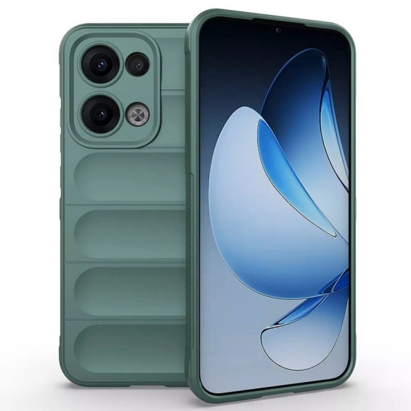 Cover-Discount - OPPO Reno13 Rugged Protective Hülle, Grün