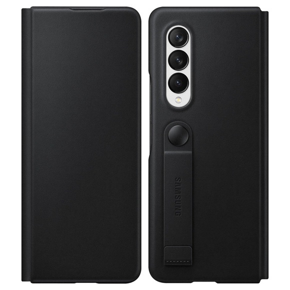 SAMSUNG Leather Flip Cover - Schutzhülle (Passend für Modell: Samsung Galaxy Z Flip3 5G)
