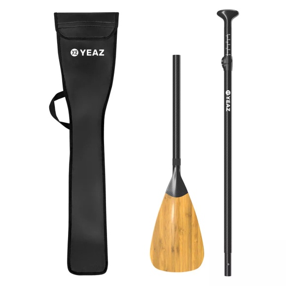 Yeaz - NANI PLUS Carbon und Bambus Paddel für SUP - Schwarz