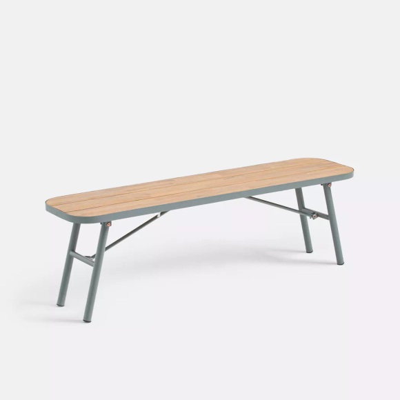 La Redoute Intérieurs - Gartenbank, One Size, Braun
