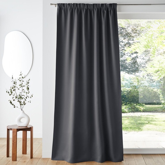 Verdunklungsvorhang Voda Unisex Grau 140 x 250 cm