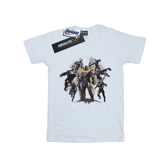 Avengers Endgame Vs Thanos Tshirt Unisex Weiss 128