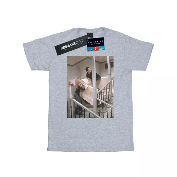 Sofa Stairs Photo Tshirt Unisex Grau 5XL
