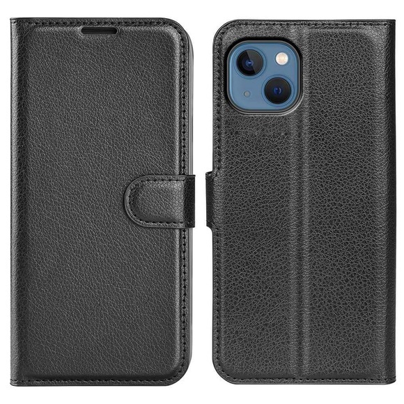 iPhone 14 - Leder Etui Hülle