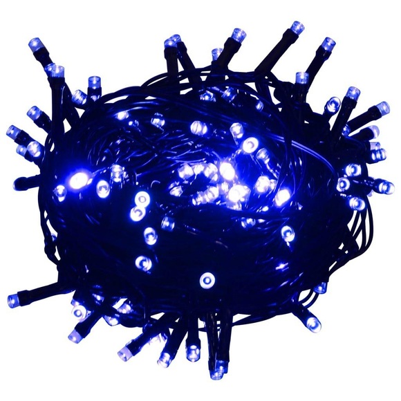 vidaXL LED-Lichterkette mit 150 LEDs Blau 15 m PVC