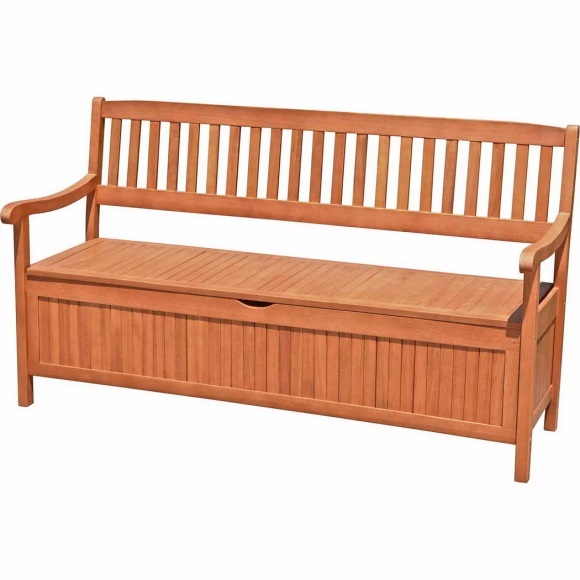 GARDEN PLEASURE Gartenbank »HOUSTON«, Eukalyptus, 157x90x59 cm, braun