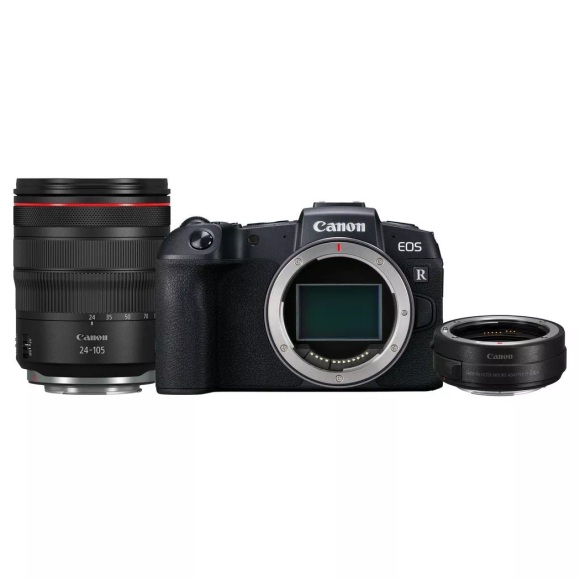EOS EOS RP Body + RF 24-105mm f4L IS USM lens + Mount Adapter EF-EOS R