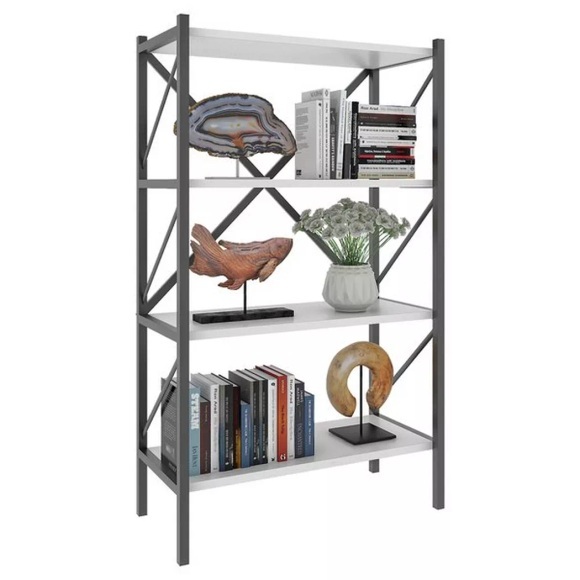 Holz Metall Aufbewahrung Stand Regal Bücherregal Deko Bücher Standregal Insasi 4 Holz Metall Aufbewahrung Stand Regal Bücherregal Deko Bücher Standregal Insasi 4