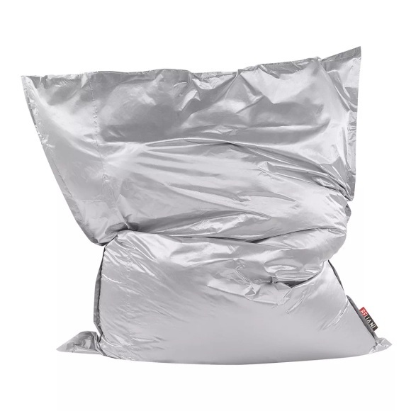 Sitzsack mit Innensack 180 x 230 cm silb
