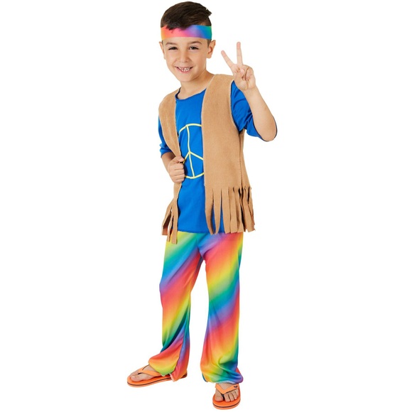 Jungenkostüm Boy Peacemaker Multicolor
