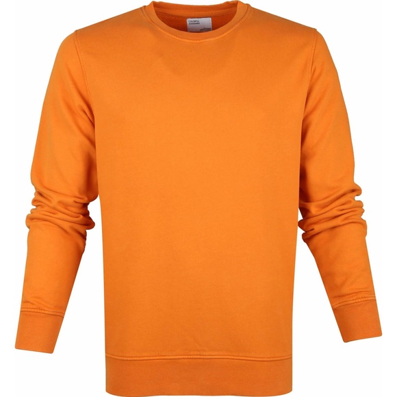 Sweatshirt Mit Rundhalsausschnitt Classic Organic Burned Orange Herren M