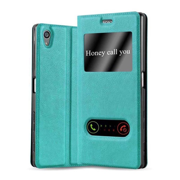 Hülle für Sony Xperia Z5 PREMIUM Magnetverschluss, 2 Sichtfenstern
