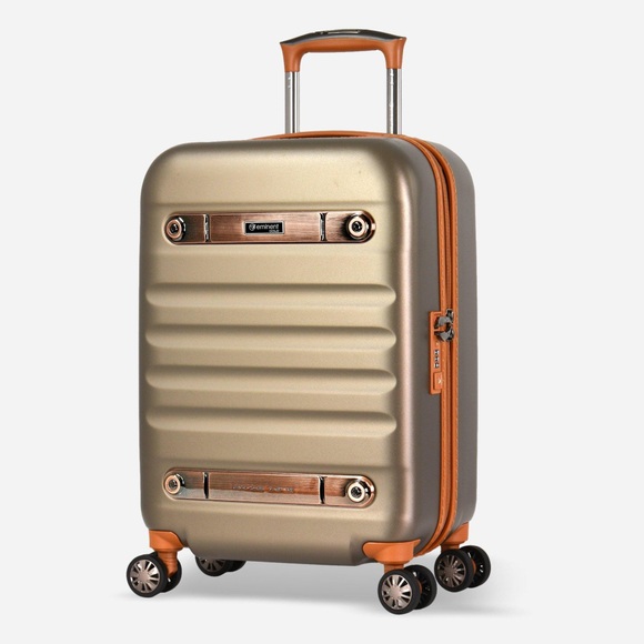 Nostalgia Handgepäck Koffer 4 Rollen Unisex Beige 55 CM