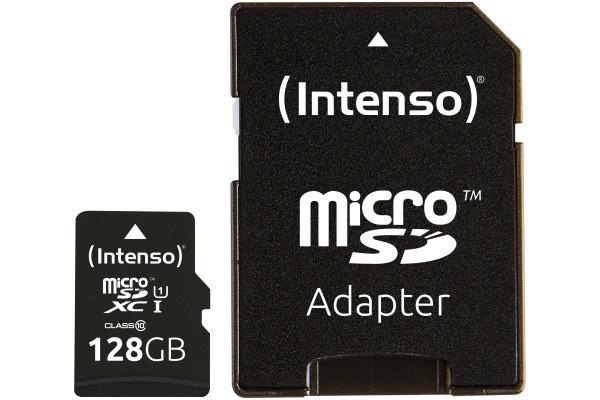 Intenso Mic-Sdxc Premium 128Gb - Speicherkarte (128 GB, Schwarz)