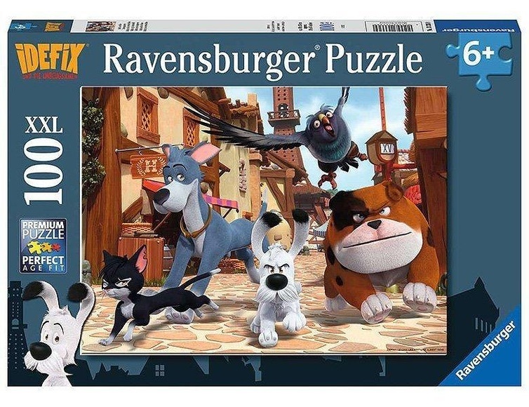 Ravensburger Puzzle XXL 100 Teile - Idefix und die Unbeugsamen