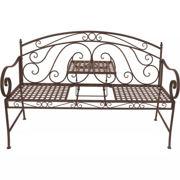 GARDEN PLEASURE Gartenbank »Saket«, Stahl, 146x53 cm