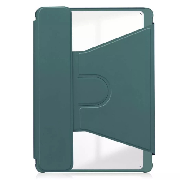 Cover-Discount - iPad Air 13 (M2 / M3) - 360-Grad Hülle mit Tastatur, Grün, 13
