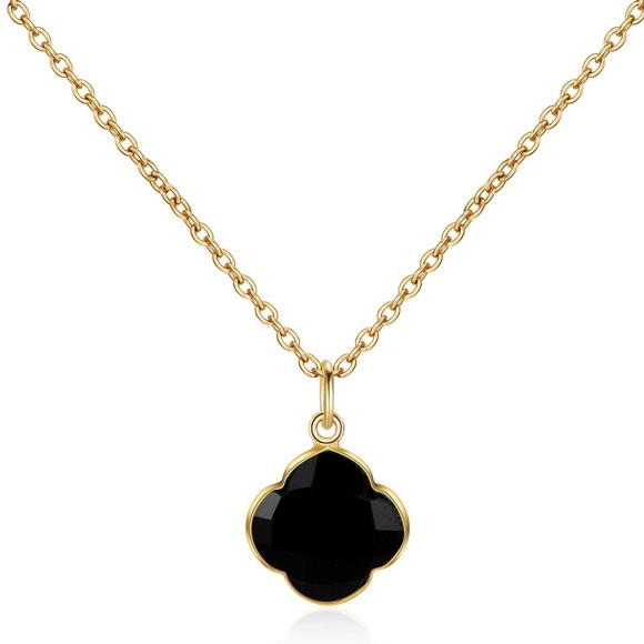 Ailoria - Halskette Capucine - Gold und Schwarz