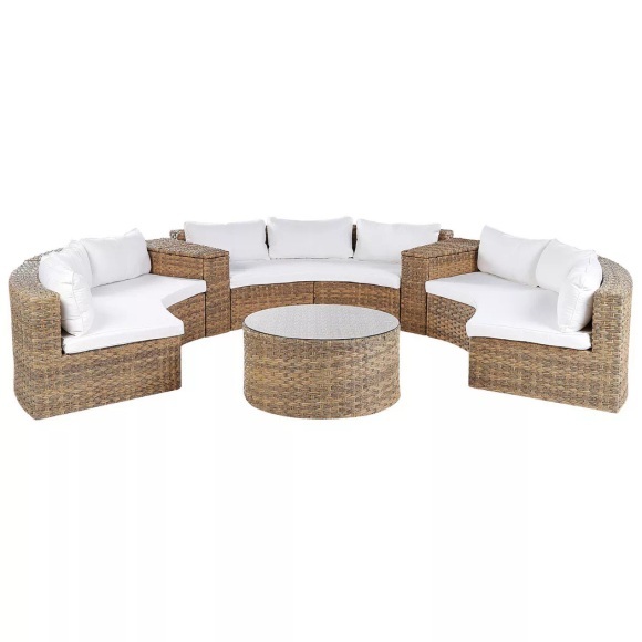 Lounge Set aus PE Rattan Retro SEVERO Lounge Set aus PE Rattan Retro SEVERO