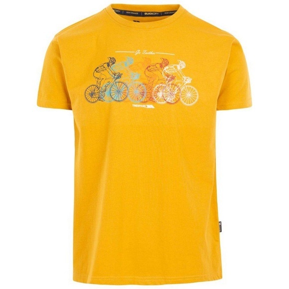 Apache Tshirt Herren Gelb Bunt XXL
