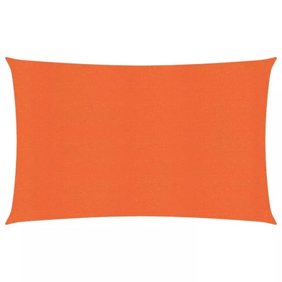 vidaXL Sonnensegel 160 g/m² Orange 2x4,5 m HDPE