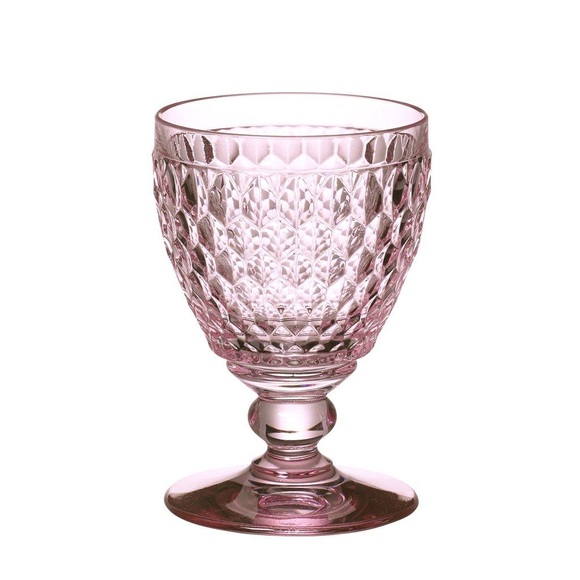 Wasserglas rose Boston coloured