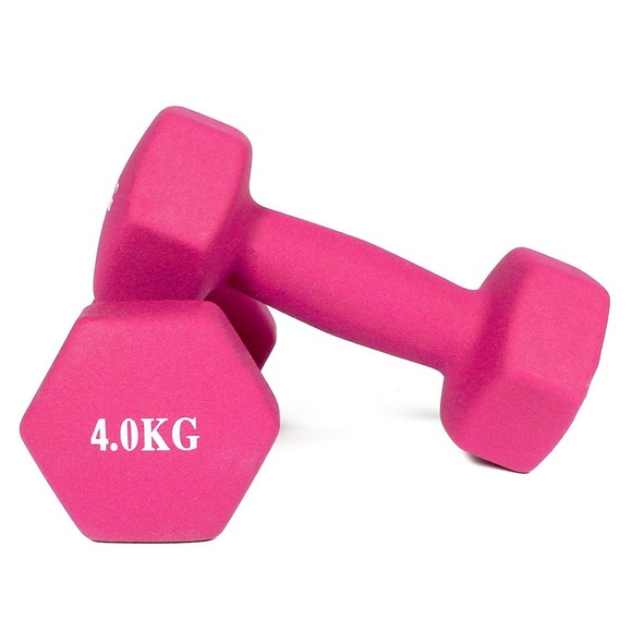 Hanteln Mit Neoprenüberzug Bodybuilding Und Fitness (2er-set) | Mehrere Gewichte Unisex Blau 4kg