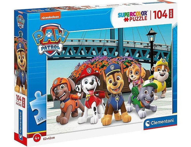 Puzzle Maxi Paw Patrol 104 tlg 68 x48cm