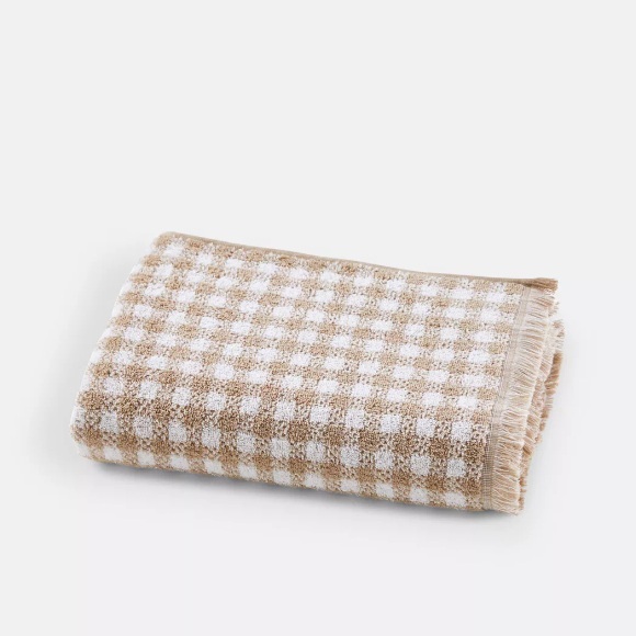 Maxi-Badetuch Dinan mit Vichy-Karo Maxi-Badetuch Dinan mit Vichy-Karo