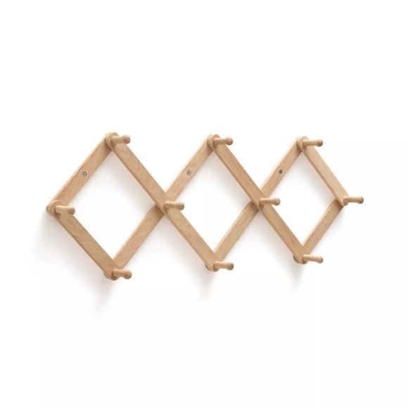 Wandgarderobe Melay In Akkordeonform Unisex Gelb ONE SIZE
