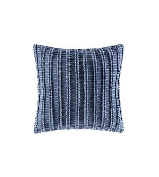 KAS - Zierkissen FELIX - Polyester - blau - 50/50 cm