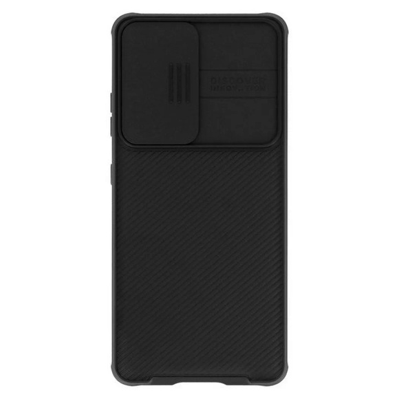 Nillkin - Samsung Galaxy S21 Ultra 5G Schutz Hülle Cam-Slider Kameraschutz - Schwarz