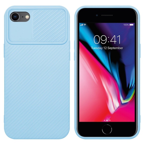 Hülle für Apple iPhone 7 7S 8 SE 2020 mit Kameraschutz