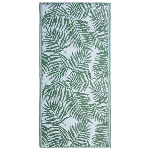 Beliani Outdoor Teppich grün 90 x 150 cm zweiseitig KOTA