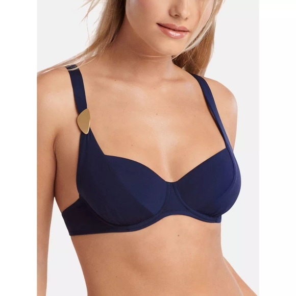 Badeanzug-oberteil Mit Bügeln Okinawa Damen Blau D/46