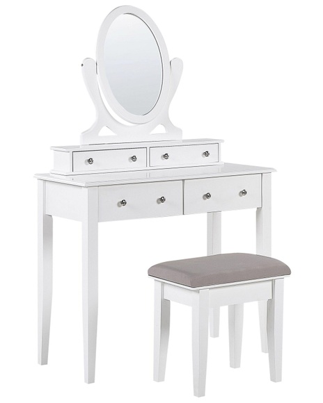 Schminktisch Aus Mdf-platte Glamourös Lune Unisex ONE SIZE