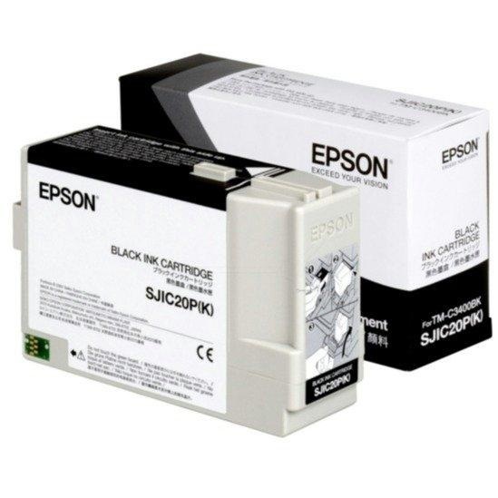 Epson SJIC20P(K) Tinte schwarz