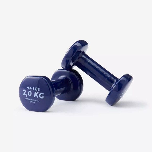 Hantelset 2×2kg - Dunkel Unisex Blau Bedruckt 2X2KG