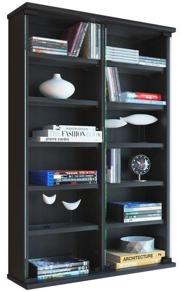 Holz CD DVD Wandregal Hängeregal Wand Schrank Wandvitrine Zuntisa Glastür Holz CD DVD Wandregal Hängeregal Wand Schrank Wandvitrine Zuntisa Glastür