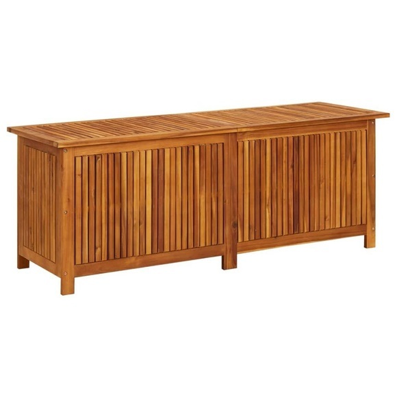 vidaXL Gartenbox 150x50x58 cm Massivholz Akazie