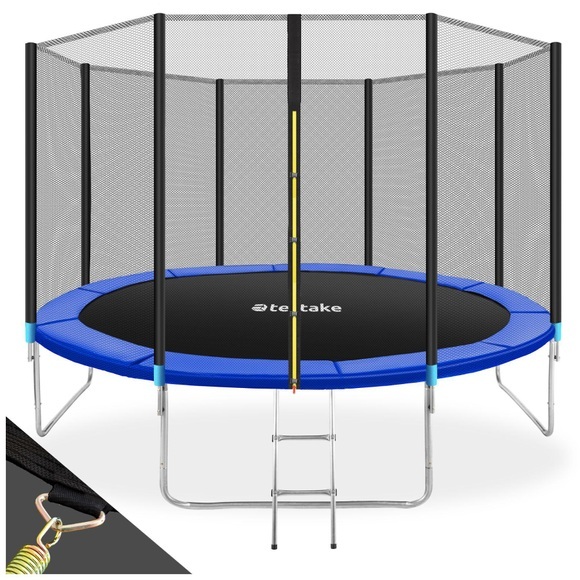 Trampolin Garfunky Mit Sicherheitsnetz Unisex Blau 305CM