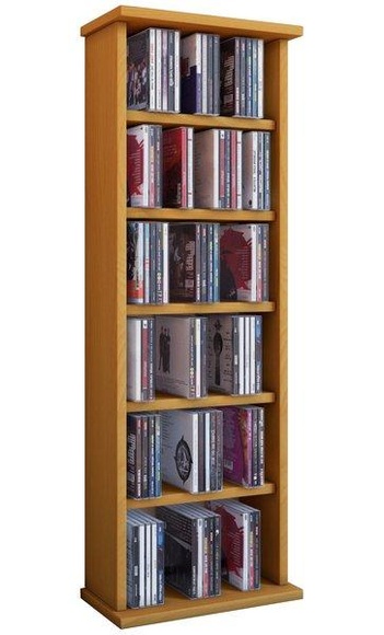 Holz CD DVD Stand Regal Schrank Aufbewahrung Standregal Ständer Vostan Holz CD DVD Stand Regal Schrank Aufbewahrung Standregal Ständer Vostan