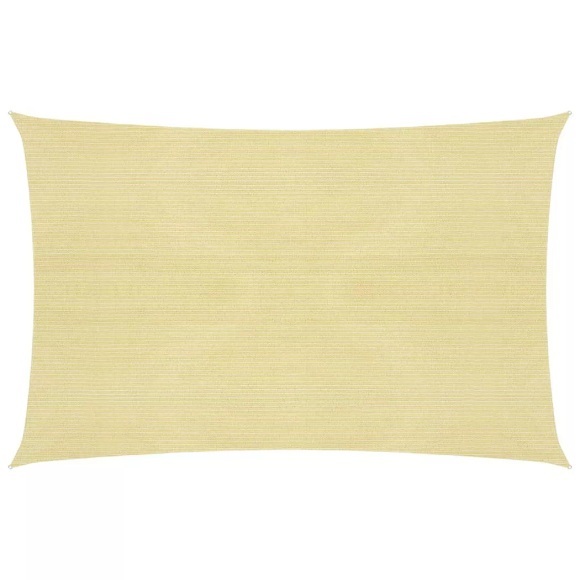 vidaXL Sonnensegel 160 g/m² Beige 2x2,5 m HDPE