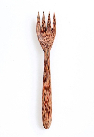 Gabeln Kokosnuss Unisex Braun